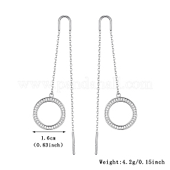 S925 Silber Zirkon geometrische Halskette und Ohrring Set stilvolle Casual Schmuck&nbsp;KG6962-1