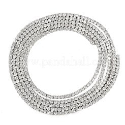 925 Sterling Silber klare Zirkonia Ketten&nbsp;STER-C016-02A-P02