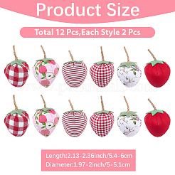 12 stücke 6 arten baumwolle ornament zubehör&nbsp;DIY-CP0013-52