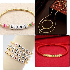 Наборы для браслетов из акриловых бусин своими руками для детей DIY-CA0001-68