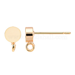 Risultati dell'orecchino della vite prigioniera d'ottone&nbsp;KK-WH0065-09B-G
