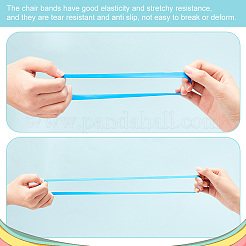 Ahademaker 10шт 10 цвета силиконовые упаковочные ленты для упаковки AJEW-GA0004-71