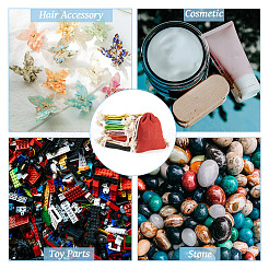 22 шт. 11-х цветные прямоугольные тканевые упаковочные мешочки&nbsp;ABAG-TA0001-87A