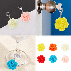 Kit fai da te per realizzare portachiavi a forma di fiore&nbsp;DIY-SC0012-20
