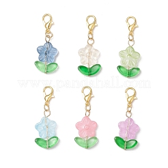 Стекло подвесные украшения HJEW-JM03378