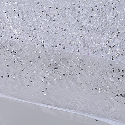 1 m Pailletten-Polyester-Organza-Stoffe&nbsp;DIY-CY0001-84E