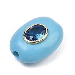 Perles turquoise synthétiques teintes&nbsp;X-GG-CBA407D-07G