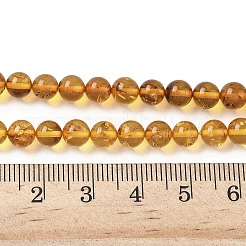 Янтарные шарики нити G-L095-B01-6mm-02