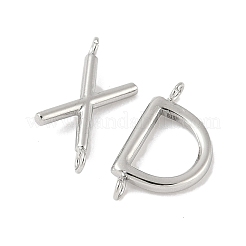 26 Stück 26 Stile 304 Edelstahl Initialen Verbinder Charms&nbsp;STAS-L022-517P