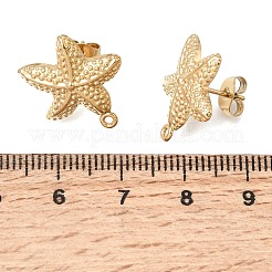 Boucles d'oreilles à tige en acier inoxydable 304&nbsp;STAS-D391-03C-G