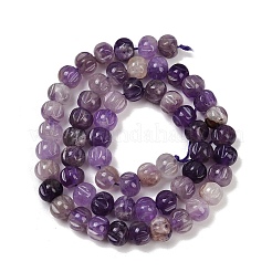 Природный аметист нитей бисера G-Z080-B04-8x6mm