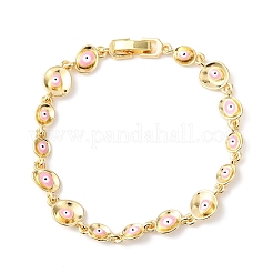 Messing-Gliederkettenarmbänder für Frauen&nbsp;BJEW-D387-03G