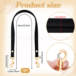 1 шт. ручки для сумки из коровьей кожи с застежками из сплава&nbsp;FIND-PH0028-16B