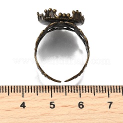 Манжеты латунные филигранные кольца&nbsp;KK-E477-AB-NF