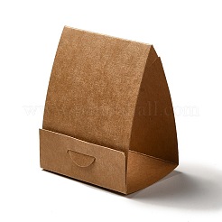 Прямоугольные складные карты для демонстрации ювелирных изделий из крафт-бумаги&nbsp;LS-EDIS-E011-01C