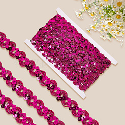 Бусины-пайетки из полиэстера&nbsp;OCOR-WH20004-06I