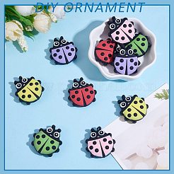 10шт 5 цвета силиконовые фокусные бусины JX773A