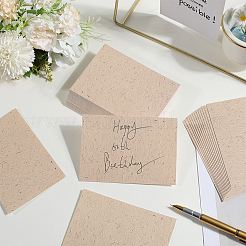 Поздравительная открытка из экологически чистой бумаги DIY-WH20002-619A-12