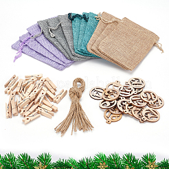 Pendentifs en bois&nbsp;WOOD-BC0001-02