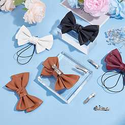 8 шт. 4-х цветные аксессуары из искусственной кожи с бантом&nbsp;DIY-PH0013-38
