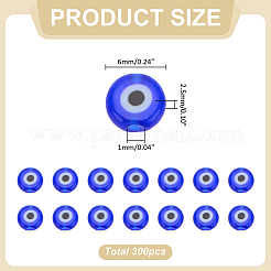 Ручной зло бусины глаз LAMP-ME0001-16A