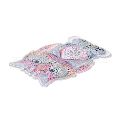 5d diy chouette motif animal diamant peinture étui à crayons kits d'ornements&nbsp;DIY-C020-01