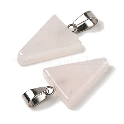 Природного розового кварца подвески G-B127-04P-13