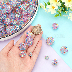 80 шт. 4-х размеров смоляные стразы RESI-PH0002-10