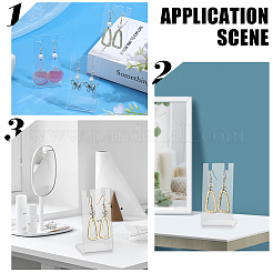 10 шт. акриловые подставки для ожерелий в форме буквы L NDIS-SC0001-02A