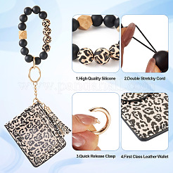 Porte-clés en perles de silicone&nbsp;KEYC-TAC00019