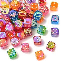 Непрозрачные акриловые бусины с УФ-покрытием&nbsp;JACR-CJC0002-03