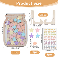 Деревянные персонализированные баночки для наград AJEW-WH0070-21B