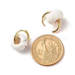 Set di gioielli con perline di chip di howlite sintetica&nbsp;SJEW-JS01223-02