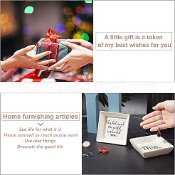 Фарфоровая ювелирная тарелка DJEW-FG0001-05