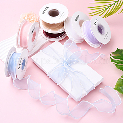 1 Rolle 5 Yards ABS-Netzband mit Perlenrand zur Herstellung von Schleifen&nbsp;OCOR-YW0001-13A