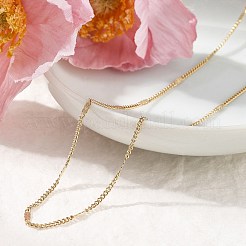 Ожерелья из цепочек панцирного плетения из нержавеющей стали 304 толщиной 2 мм&nbsp;NJEW-T016-13G