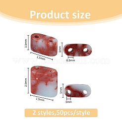 100 шт. бусины из натурального камня шушань&nbsp;G-FH0002-48