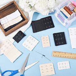 12 шт. 12 стиля полиэстер женский бюстгальтер удлинитель для нижнего белья FIND-GF0006-12