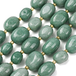 Естественный зеленый авантюрин бисер нитей&nbsp;G-G453-D13-01