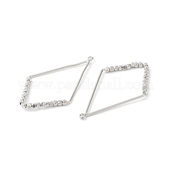 Латунные подвески с открытой спинкой KK-O144-26P