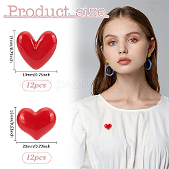 24 шт. 2 стили смоляных булавок&nbsp;JEWB-ME0001-31