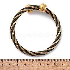 Браслеты-торсионы из нержавеющей стали 304 для женщин BJEW-P310-22G