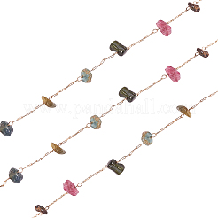 Catena di perline fatta a mano in ottone&nbsp;CHC-CJ0001-54