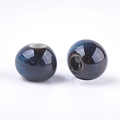 Фарфоровые бусины ручной работы&nbsp;PORC-S498-19B-05