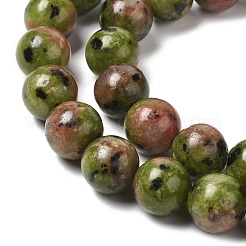 Naturales teñidos abalorios de jade blanco hebras&nbsp;G-M402-C04-06