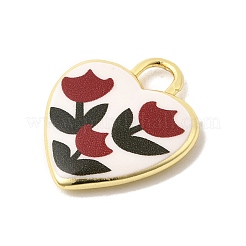 Латунные подвески с принтом&nbsp;KK-K274-08G-12