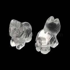 Perline a mezzo foro intagliate in cristallo di quarzo naturale&nbsp;G-K367-02B