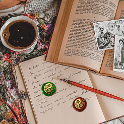 Головка штампа из латуни золотого тона&nbsp;AJEW-WH0208-851