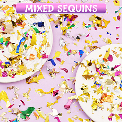 200 г алюминизированной бумаги конфетти для украшения вечеринки&nbsp;DIY-SC0031-95