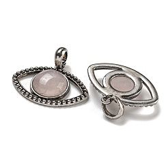 Природного розового кварца подвески G-G147-07AS-10